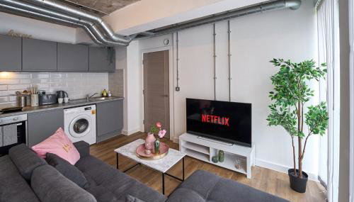 Central Warrington Stay Stylish 1BR Apartment - Foto 3