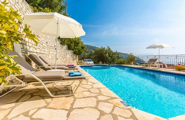 Villa Aris Large Private Pool Walk to Beach Sea Views A C Wifi - 2453 - Foto 41