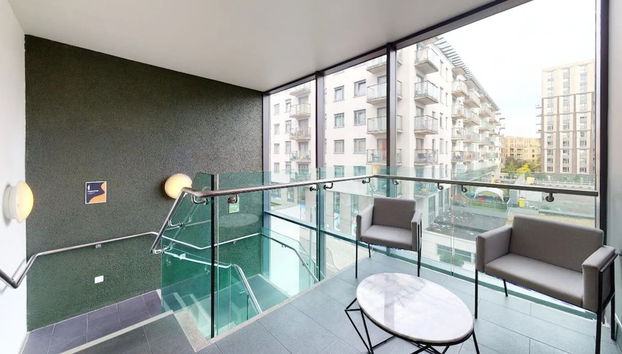 Zona de estar del vestíbulo