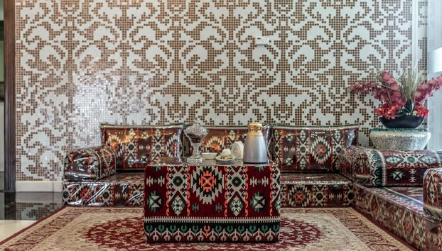 Coin salon dans le hall