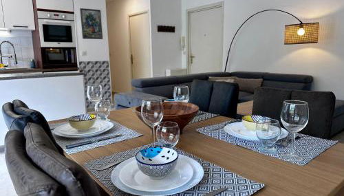 CAP THALASSA - Beau 2P - Piscine - Parking - AC - Foto 3