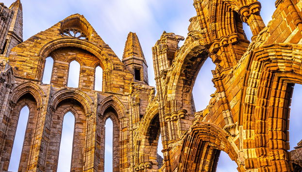 Entrada a la abadía de Whitby