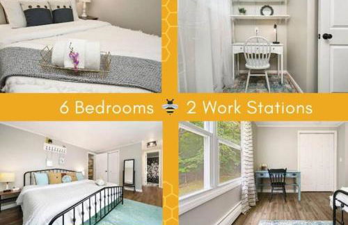 The Bumble Bee Hive 7-Bedroom House w/ Hot Tub - Foto 43