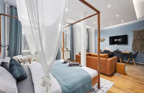 EDLER WOHNRAUM Luxuriöses Stadtstudio mit Balkon, Kaffeevollautomat & Klima - Foto 10