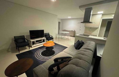 Apartamento 01 quadra da praia - LUXO Praiamar Residence - Foto 52