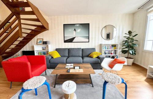 Grand appartement Cosy - Terrasse - 50m de l’océan - Foto 12