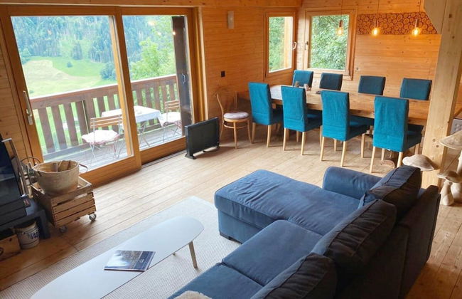 Chalet in Rossiniere Near Glacier & Lake - Foto 19