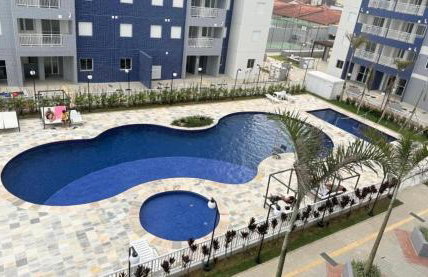Apto frente o mar com 3 piscinas Wi-Fi gratuito aceito pet - Foto 11