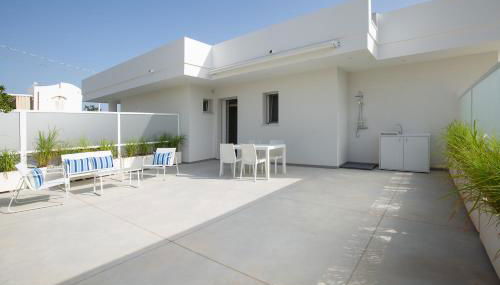 Residence BLANCO GARDEN 1 a 100 mt dalla spiaggia di Posto Vecchio Marina di Pescoluse - Foto 3, Garden, Garden view