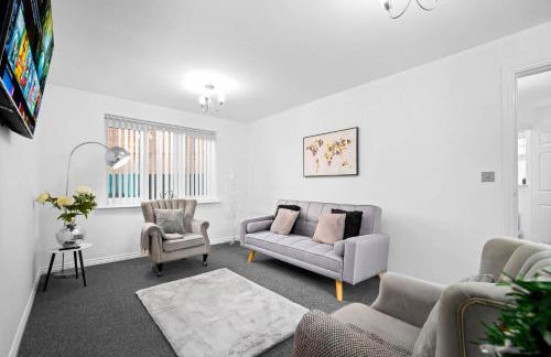 Harmony House 3 Bedroom New Build for Families, Contractors, Black Country Museum Sleeps 6 - Foto 12