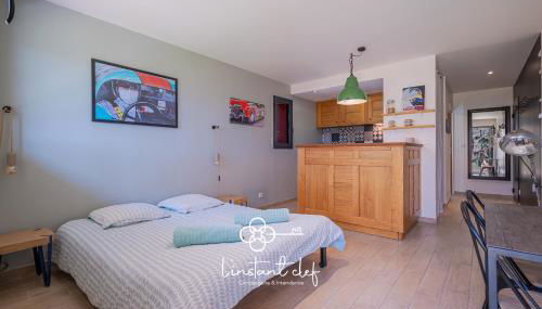 Studio "La Citrie" Terrasse, chevaux et nature - Foto 3, towels