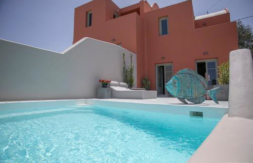 Superior Santorini Villa 2 Bedroom Villa Private Jetted Pool & Amazing Sea - Photo 2