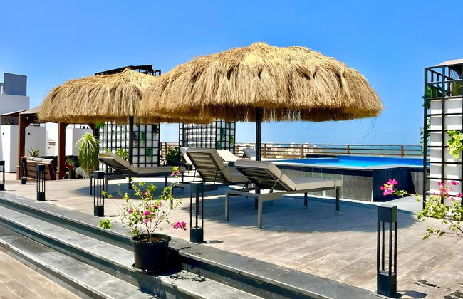 Bali Themed Luxury Spacious 3 Bed Balcony Pool Gym - Foto 43