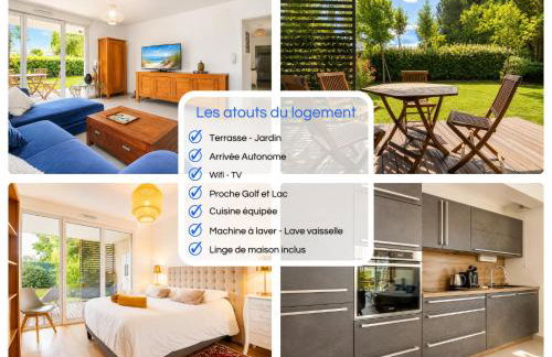 " Jardin Secret " Golf & Lac - Parking - Wifi - Foto 2