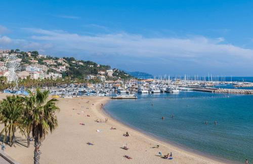 T3 6 pers. à Bormes, vue mer, parking, clim - FR-1-803-84 - Foto 10