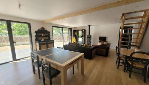 Maison Moderne en Bordure de Forêt, Idéale pour 8/10 Pers, à 2km de la Plage avec WiFi et Terrasse - FR-1-777-6 - Foto 3