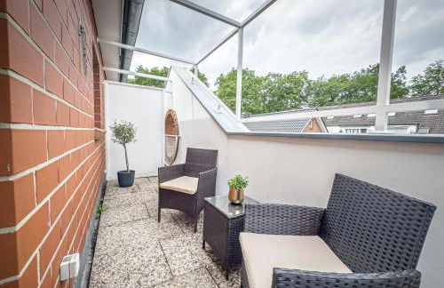 ImmoStay G#1 Ferienhaus - Parken & WiFi, 2 Balkone und 2 Bäder,4K - Foto 3