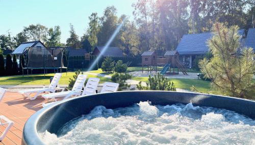 Domki Zalesie - Foto 3, Garden, sunbed, Garden view