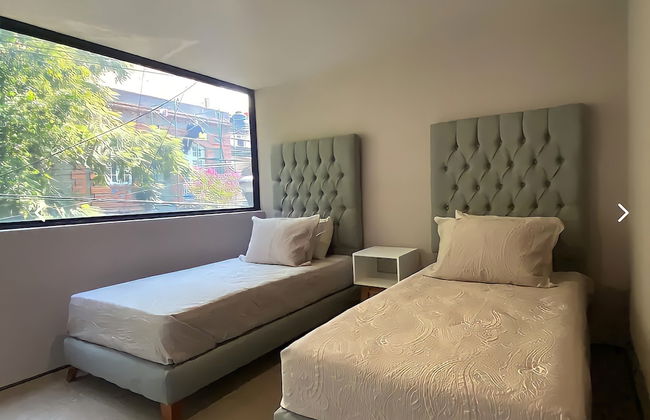 Roma Norte 2BR - Parking, Sleeps 6 -great Wifi - Foto 4