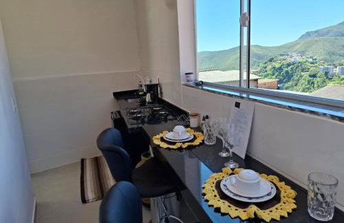 Ap Ouro Pret - com piscina aquecimento solar e churrasqueira - Foto 2