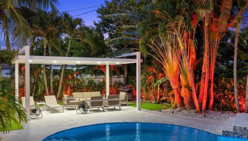 VillaLee-Jungle Palm Island white marble pool Area - Foto 5