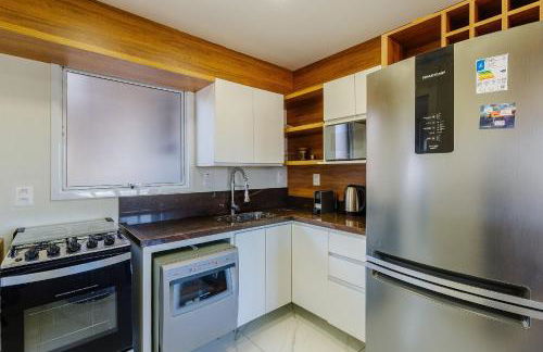 Apto 1 dorm., amplo e todo equipado, perto do Parcão - Foto 27