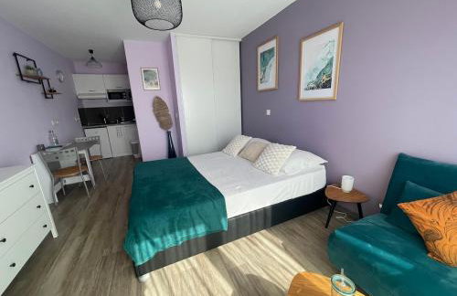 Studio cosy, résidence de tourisme avec piscine - Foto 4
