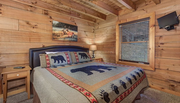 Mariettas Dream 2br in Mountains w/ Hot Tub! - Foto 4, Habitación