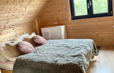 Młyńska Chata - drewniany, całoroczny dom w sosnowym lesie - Foto 11