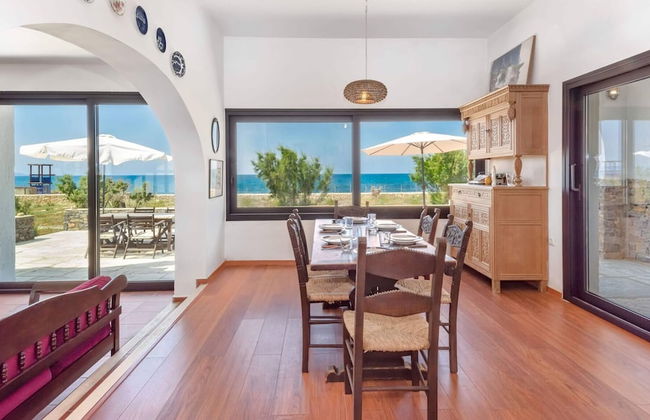 Platanias Beachfront Villa Elsa-90m To Main Square - Foto 9