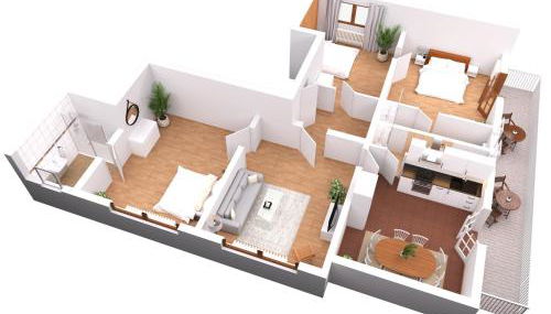 100qm Feldbergblick Apartment - Villa Hubertus - Foto 4