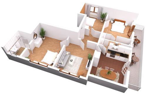 100qm Feldbergblick Apartment - Villa Hubertus - Foto 4