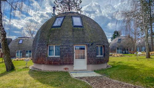 Kugelhaus Tamika - Sauna, Whirlpoolwanne und Kamin am Tollensesee - Foto 4