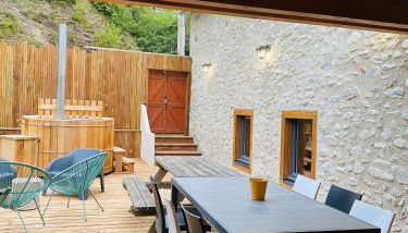 Gîtes et yourte le Tucaou avec bains nordiques - Foto 4