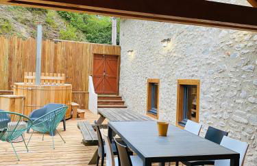 Gîtes et yourte le Tucaou avec bains nordiques - Foto 4