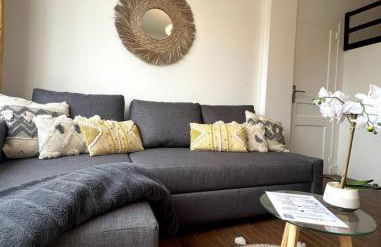 PARIS-MONTROUGE Magnifique Studio Appartement de 35m2 - très cosy pour 1 à 6 personnes refait à neuf - ENTIRE APARTMENT LUXIRIOUS AND WARM - Montrouge Paris 14ème - Proche Aéroport Orly & Parc Expositions Porte de Versailles FREE WIFI GRATUIT - Foto 44