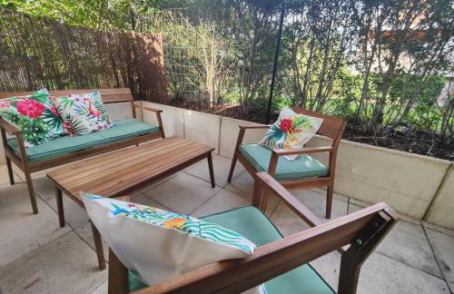 QuietStay 20' PARIS, Connected HOME avec Terrasse - Foto 4