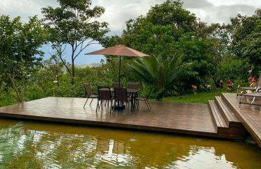 Casa Rosa - Paraíso na Natureza piscina natural, Wi-Fi - 25 minutos do centro - Foto 28