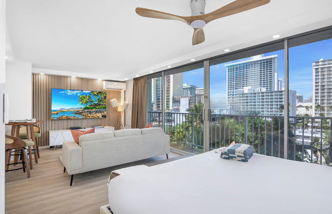 Renovated Pacific Monarch Studio Near Waikiki Beach - Foto 7