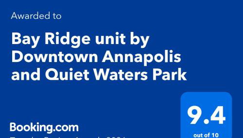 Bay Ridge unit by Downtown Annapolis and Quiet Waters Park - Foto 2