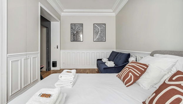 Elegant Apartment -1br/6p - Arc de Triomphe - Foto 5, Habitación