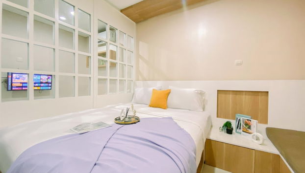 Modern Look 1Br Apartment At Atlanta Residence - Foto 3, Quarto