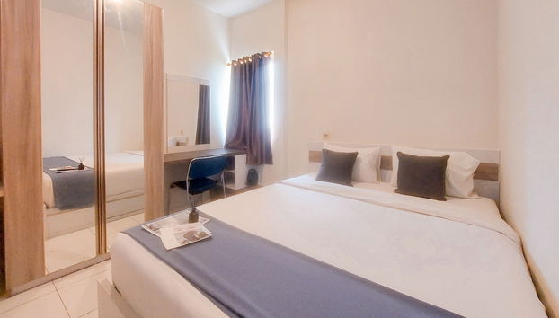 Minimalist and Homey Studio (No Kitchen) Apartment Aeropolis Residence - Foto 5, Habitación