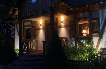 Deluxe Holiday Zdrojowa -Willa typu Alpejskiego w Borach Tucholskich-Całoroczna Balia z jacuzzi-Prywatny las i strumyk -Duża Wiata grillowa - Foto 45