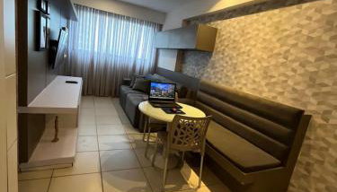 Flat Beach Class Excelsior - Apto Completo para 4 pessoas vista rio e mar - Foto 5