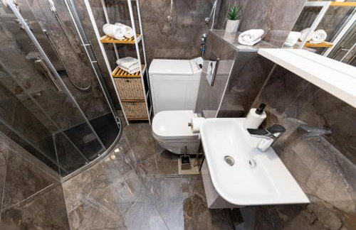 New Studio for 2, Free Private Garage Spot, Wi-Fi, 200 m from Mall of Split - Foto 15