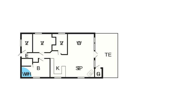 6 Person Holiday Home in Ansager - Foto 2, Plano