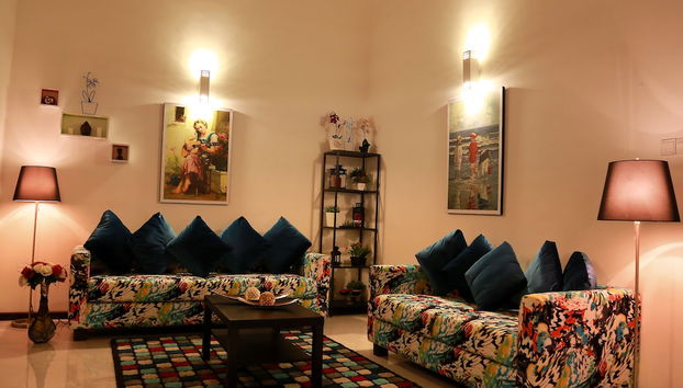 Zona de estar del vestíbulo