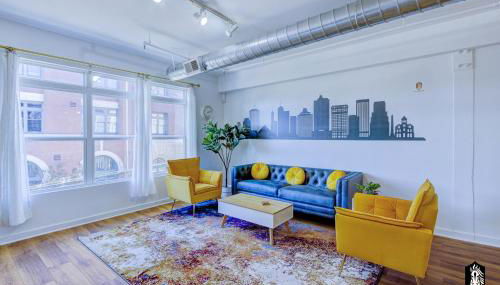 The Stallion #208 - Walk to Attractions - Modern Luxe Loft in Memphis Downtown with free covered gated parking - Foto 4