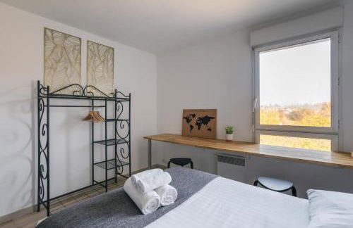 Le Cocon Voltaire - Appartement 2 chambres avec parking - Mabilais - Foto 11